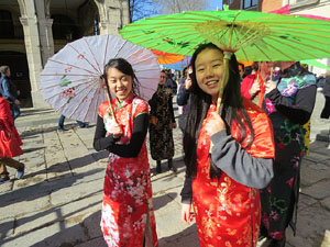 Celebraci&oacute; de l'any nou xin&egrave;s, el 4716, any del Gos, a Girona