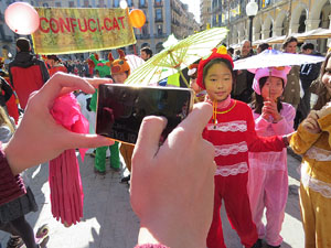 Celebraci&oacute; de l'any nou xin&egrave;s, el 4716, any del Gos, a Girona