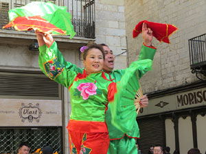 Celebraci&oacute; de l'any nou xin&egrave;s, el 4716, any del Gos, a Girona