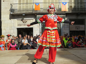 Celebraci&oacute; de l'any nou xin&egrave;s, el 4716, any del Gos, a Girona