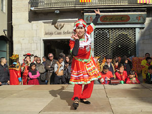 Celebraci&oacute; de l'any nou xin&egrave;s, el 4716, any del Gos, a Girona
