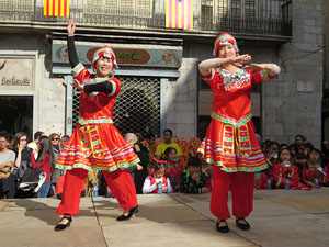 Celebraci&oacute; de l'any nou xin&egrave;s, el 4716, any del Gos, a Girona