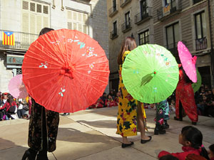 Celebraci&oacute; de l'any nou xin&egrave;s, el 4716, any del Gos, a Girona