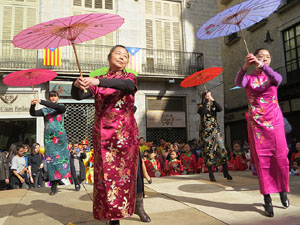 Celebraci&oacute; de l'any nou xin&egrave;s, el 4716, any del Gos, a Girona