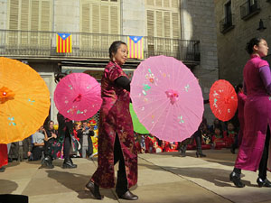 Celebraci&oacute; de l'any nou xin&egrave;s, el 4716, any del Gos, a Girona