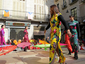 Celebraci&oacute; de l'any nou xin&egrave;s, el 4716, any del Gos, a Girona