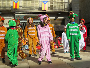 Celebraci&oacute; de l'any nou xin&egrave;s, el 4716, any del Gos, a Girona