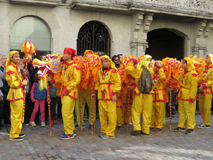 Celebraci&oacute; de l'any nou xin&egrave;s, el 4716, any del Gos, a Girona