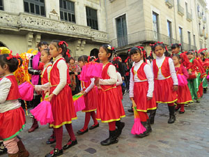 Celebraci&oacute; de l'any nou xin&egrave;s, el 4716, any del Gos, a Girona