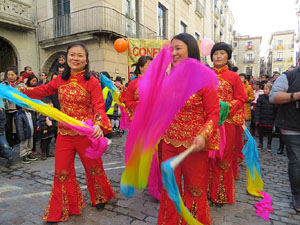 Celebraci&oacute; de l'any nou xin&egrave;s, el 4716, any del Gos, a Girona