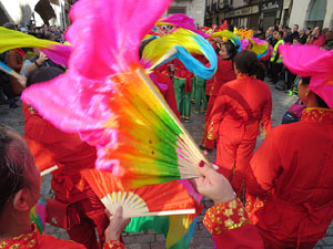 Celebraci&oacute; de l'any nou xin&egrave;s, el 4716, any del Gos, a Girona
