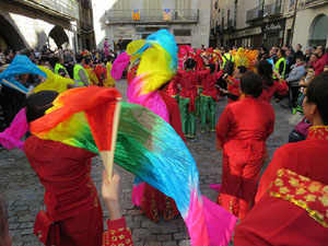 Celebraci&oacute; de l'any nou xin&egrave;s, el 4716, any del Gos, a Girona