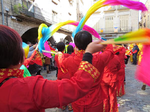 Celebraci&oacute; de l'any nou xin&egrave;s, el 4716, any del Gos, a Girona