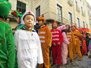 Celebraci&oacute; de l'any nou xin&egrave;s, el 4716, any del Gos, a Girona