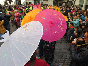 Celebraci&oacute; de l'any nou xin&egrave;s, el 4716, any del Gos, a Girona