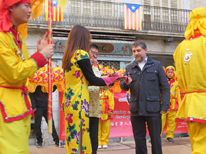 Celebraci&oacute; de l'any nou xin&egrave;s, el 4716, any del Gos, a Girona