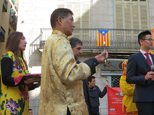 Celebraci&oacute; de l'any nou xin&egrave;s, el 4716, any del Gos, a Girona