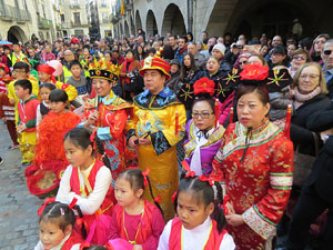 Celebraci&oacute; de l'any nou xin&egrave;s, el 4716, any del Gos, a Girona