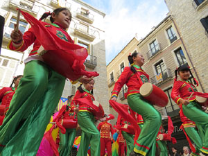 Celebraci&oacute; de l'any nou xin&egrave;s, el 4716, any del Gos, a Girona