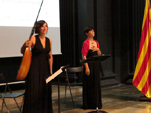 Diada Nacional 2017. Acte institucional a l'Auditori Josep Irla, amb parlaments de Marta Madrenas, Ferm&iacute; Santamaria i Dolors Bassa