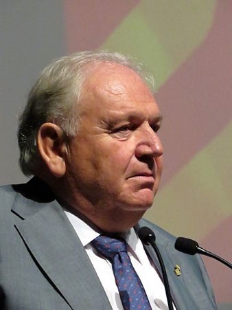 El vicepresident de la Diputació, Fermí Santamaria, durant la seva intervenció