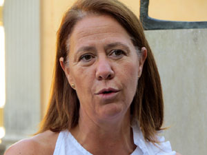 Diada Nacional 2017. Homenatge floral a Carles Rahola a la Rambla de la Llibertat