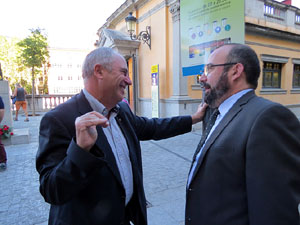 Diada Nacional 2017. Homenatge floral a Carles Rahola a la Rambla de la Llibertat