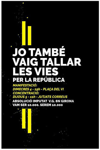 Cartell de la manifestació