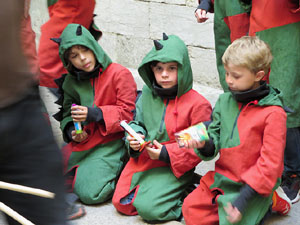 Festes de Primavera de Girona 2018. Entrega del Petit Drac Major de Girona
