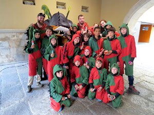 Festes de Primavera de Girona 2018. Entrega del Petit Drac Major de Girona