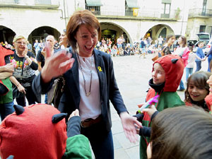 Festes de Primavera de Girona 2018. Entrega del Petit Drac Major de Girona