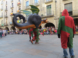 Festes de Primavera de Girona 2018. Entrega del Petit Drac Major de Girona