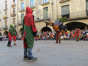 Festes de Primavera de Girona 2018. Entrega del Petit Drac Major de Girona