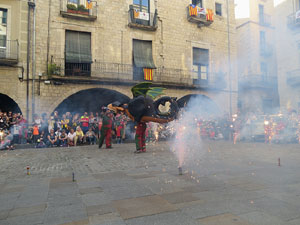 Festes de Primavera de Girona 2018. Entrega del Petit Drac Major de Girona