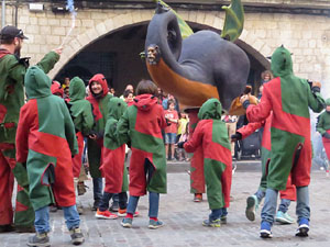 Festes de Primavera de Girona 2018. Entrega del Petit Drac Major de Girona