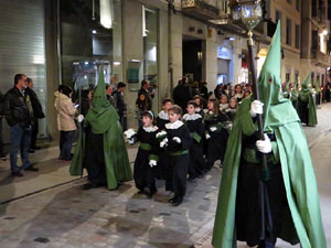 Setmana Santa 2018 a Girona. Process&oacute; del Sant Enterrament