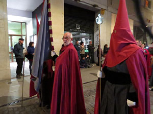 Setmana Santa 2018 a Girona. Process&oacute; del Sant Enterrament