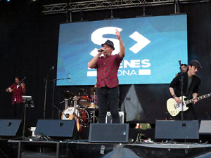 Festival Strenes 2018. Concert de Projecte Mut a la pla&ccedil;a Catalunya