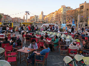 Festival Strenes 2018. Concert de Pupil&middot;les a la pla&ccedil;a Catalunya