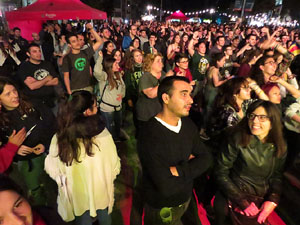 Festival Strenes 2018. Concert de Pupil&middot;les a la pla&ccedil;a Catalunya