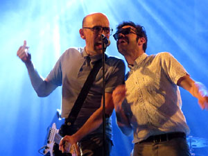 Festival Strenes 2018. Concert de Fundaci&oacute;n Tony Manero a la pla&ccedil;a Catalunya