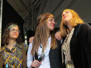 Festival A Capella 2018. Actuaci&oacute; de les Anxovetes & The Hanfris Quartet a la pla&ccedil;a de la Independ&egrave;ncia