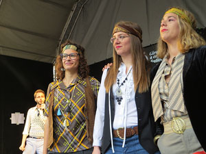 Festival A Capella 2018. Actuaci&oacute; de les Anxovetes & The Hanfris Quartet a la pla&ccedil;a de la Independ&egrave;ncia