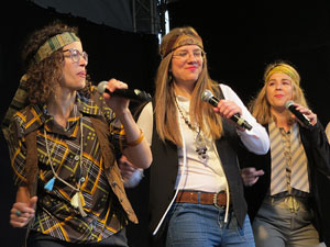 Festival A Capella 2018. Actuaci&oacute; de les Anxovetes & The Hanfris Quartet a la pla&ccedil;a de la Independ&egrave;ncia