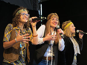 Festival A Capella 2018. Actuaci&oacute; de les Anxovetes & The Hanfris Quartet a la pla&ccedil;a de la Independ&egrave;ncia