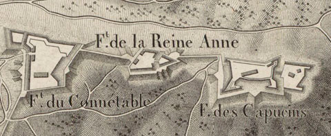 El fort dels Caputxins. Abans 1814