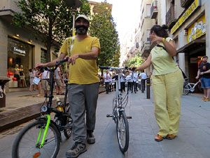 Cercavila de la Flama del Canig&oacute; 2018 fins la pla&ccedil;a del Vi