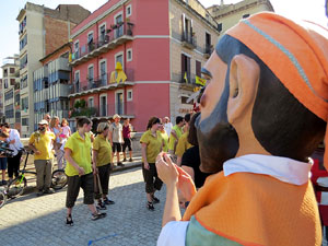 Cercavila de la Flama del Canig&oacute; 2018 fins la pla&ccedil;a del Vi