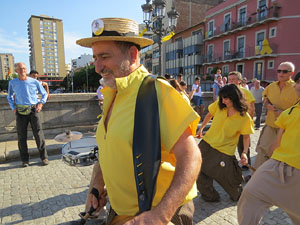 Cercavila de la Flama del Canig&oacute; 2018 fins la pla&ccedil;a del Vi