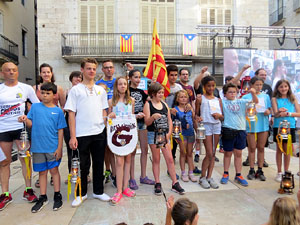 Encesa del foc a la pla&ccedil;a del Vi